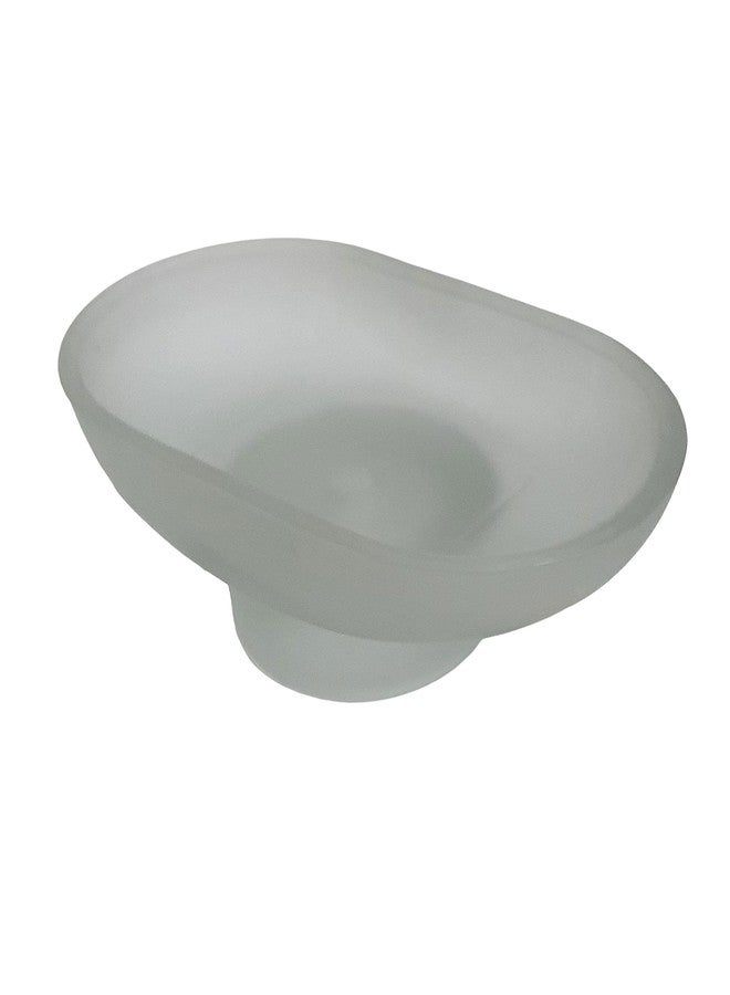 Pure Source India Glass Soap Dish, 1 Piece, Oval - Image 1